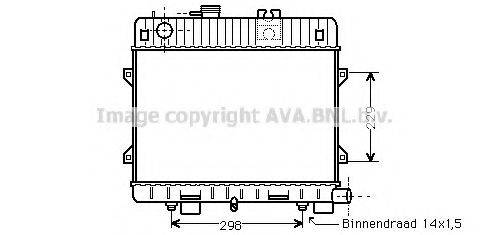 AVA QUALITY COOLING BW2071 Радиатор, охлаждение двигателя