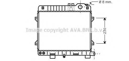 AVA QUALITY COOLING BW2075 Радиатор, охлаждение двигателя