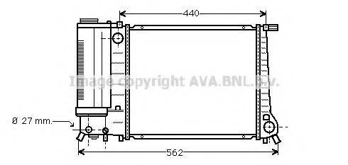 AVA QUALITY COOLING BW2081 Радиатор, охлаждение двигателя