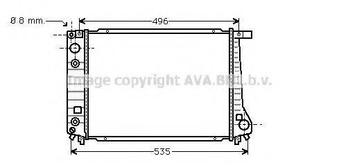 AVA QUALITY COOLING BW2087 Радиатор, охлаждение двигателя