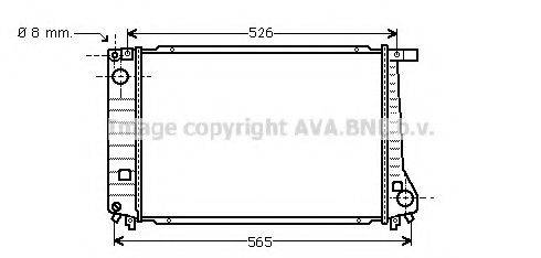 AVA QUALITY COOLING BW2103 Радиатор, охлаждение двигателя