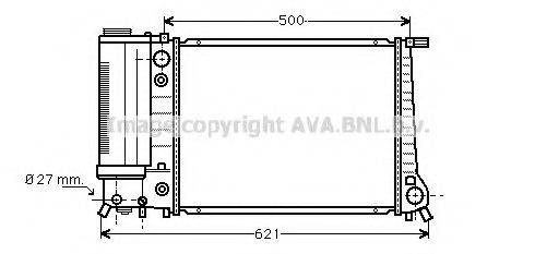 AVA QUALITY COOLING BW2106 Радиатор, охлаждение двигателя