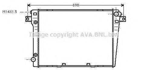 AVA QUALITY COOLING BW2107 Радиатор, охлаждение двигателя
