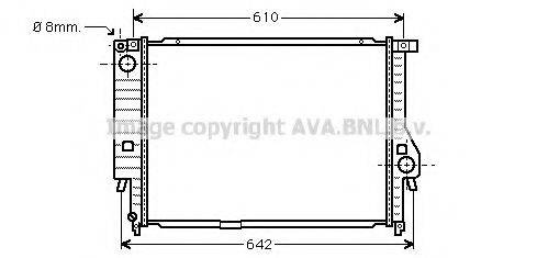 AVA QUALITY COOLING BW2132 Радиатор, охлаждение двигателя