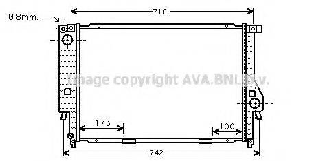 AVA QUALITY COOLING BW2133 Радиатор, охлаждение двигателя