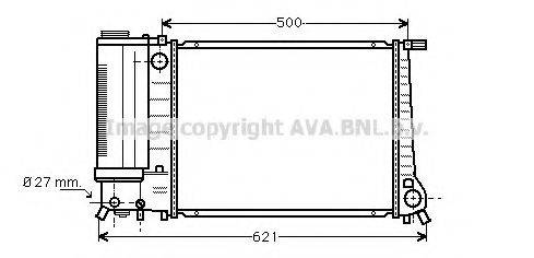 AVA QUALITY COOLING BW2135 Радиатор, охлаждение двигателя