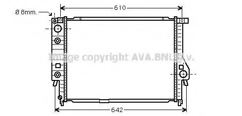 AVA QUALITY COOLING BW2136 Радиатор, охлаждение двигателя