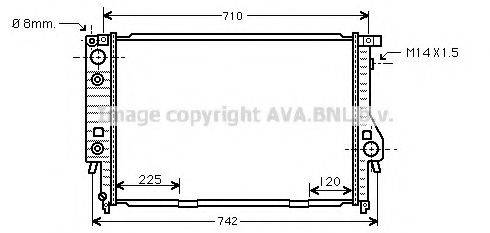 AVA QUALITY COOLING BW2145 Радиатор, охлаждение двигателя