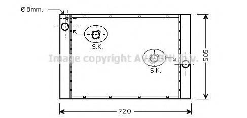 AVA QUALITY COOLING BW2284 Радиатор, охлаждение двигателя