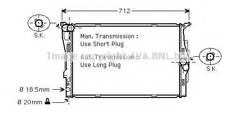 AVA QUALITY COOLING BW2292 Радиатор, охлаждение двигателя