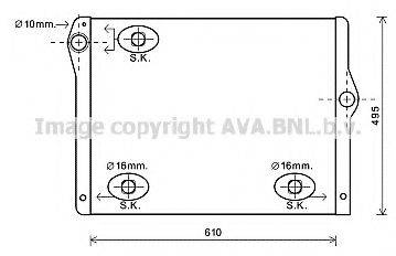 AVA QUALITY COOLING BW2430 Радиатор, охлаждение двигателя