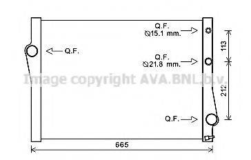 AVA QUALITY COOLING BW2471 Радиатор, охлаждение двигателя