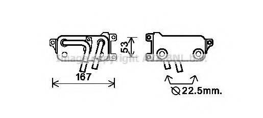 AVA QUALITY COOLING BW3401 Масляный радиатор, автоматическая коробка передач