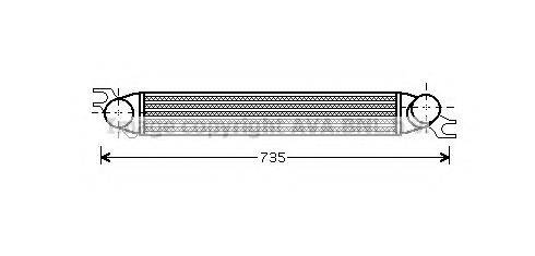 AVA QUALITY COOLING BW4340 Интеркулер