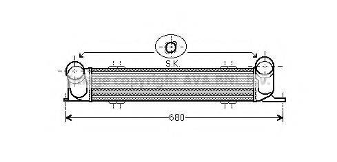 AVA QUALITY COOLING BW4378 Интеркулер