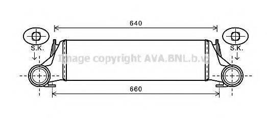 AVA QUALITY COOLING BW4421 Интеркулер