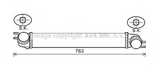 AVA QUALITY COOLING BW4425 Интеркулер