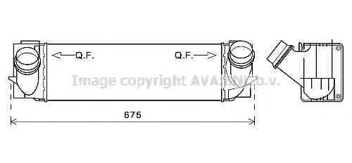 AVA QUALITY COOLING BW4457 Интеркулер