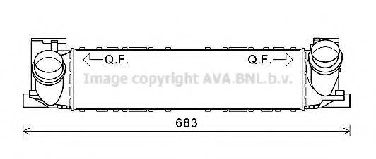 AVA QUALITY COOLING BW4464 Интеркулер