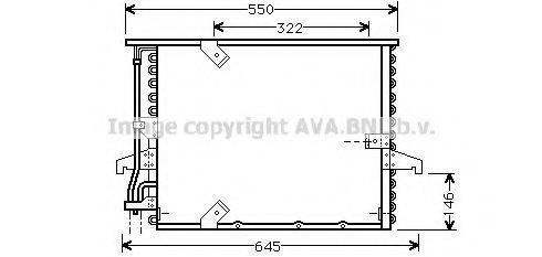 AVA QUALITY COOLING BW5180 Конденсатор, кондиционер