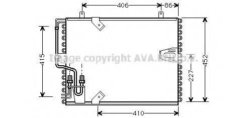 AVA QUALITY COOLING BW5183 Конденсатор, кондиционер