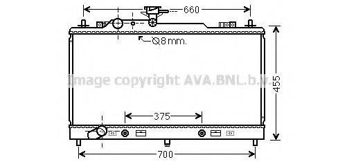 AVA QUALITY COOLING BWA2307 Радиатор, охлаждение двигателя