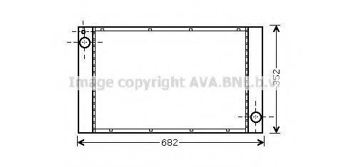 AVA QUALITY COOLING BWA2333 Радиатор, охлаждение двигателя