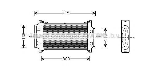 AVA QUALITY COOLING BWA4262 Интеркулер