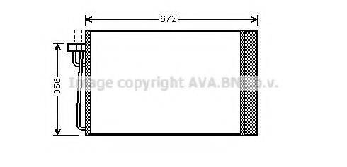 AVA QUALITY COOLING BWA5267D Конденсатор, кондиционер