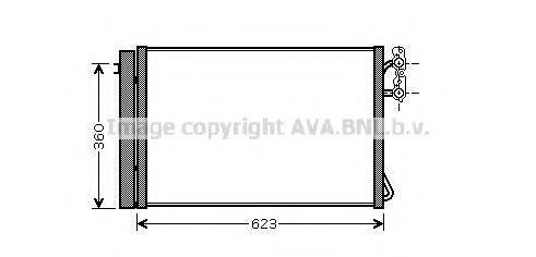 AVA QUALITY COOLING BWA5295D Конденсатор, кондиционер