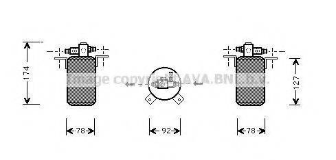 AVA QUALITY COOLING BWD021 Осушитель, кондиционер