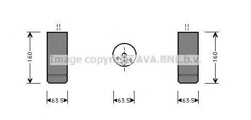 AVA QUALITY COOLING BWD063 Осушитель, кондиционер