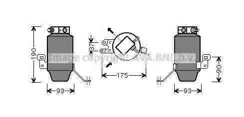 AVA QUALITY COOLING BWD299 Осушитель, кондиционер