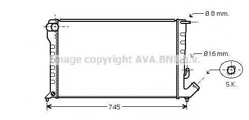 AVA QUALITY COOLING CN2194 Радиатор, охлаждение двигателя