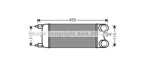 AVA QUALITY COOLING CN4267 Интеркулер