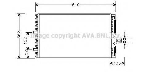 AVA QUALITY COOLING CN5099 Конденсатор, кондиционер