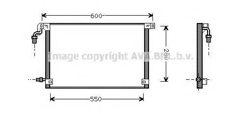 AVA QUALITY COOLING CN5131 Конденсатор, кондиционер