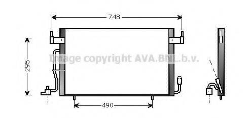 AVA QUALITY COOLING CN5166 Конденсатор, кондиционер