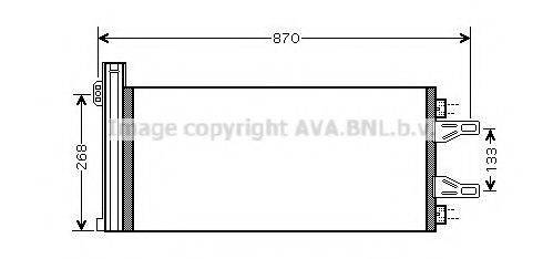 AVA QUALITY COOLING CN5248D Конденсатор, кондиционер