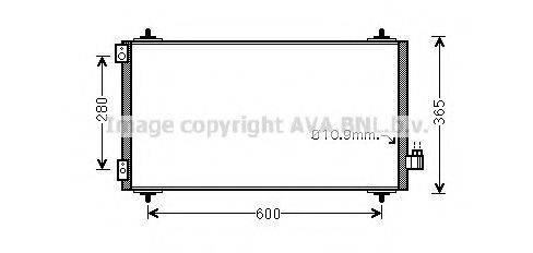 AVA QUALITY COOLING CN5271 Конденсатор, кондиционер