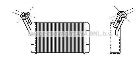 AVA QUALITY COOLING CN6024 Теплообменник, отопление салона