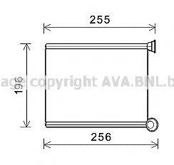 AVA QUALITY COOLING CN6281 Теплообменник, отопление салона