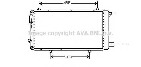 AVA QUALITY COOLING CNA2073 Радиатор, охлаждение двигателя