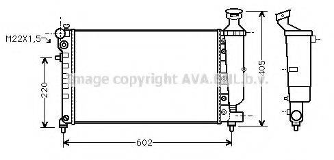 AVA QUALITY COOLING CNA2118 Радиатор, охлаждение двигателя