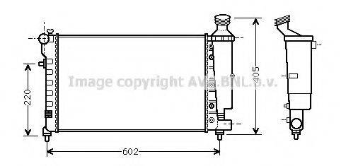 AVA QUALITY COOLING CNA2196 Радиатор, охлаждение двигателя