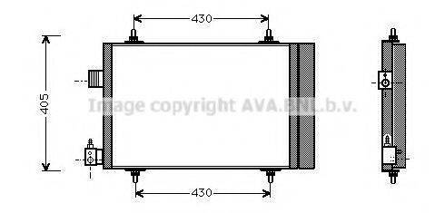 AVA QUALITY COOLING CNA5173D Конденсатор, кондиционер