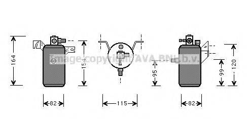 AVA QUALITY COOLING CND014 Осушитель, кондиционер