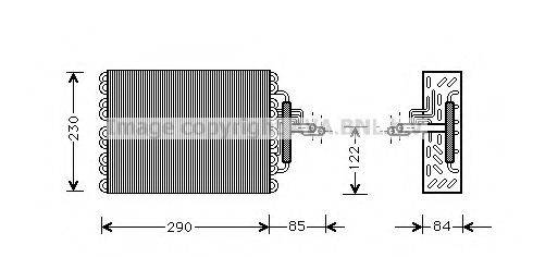 AVA QUALITY COOLING CNV016 Испаритель, кондиционер