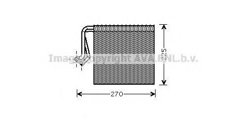 AVA QUALITY COOLING CNV233 Испаритель, кондиционер