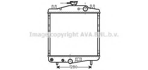 AVA QUALITY COOLING CR2007 Радиатор, охлаждение двигателя